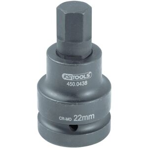 Kstools - Schlagschrauber - 22 mm, kurz, Sechskant Kstools - Schlagschrauber - 22 mm, kurz, Sechskant
