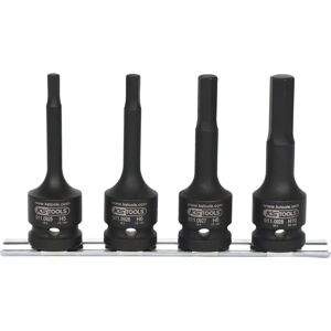 Set di bussole ad impatto KS Tools 515.1105 - Esagonale, Lunga, 4 pezzi Set di bussole ad impatto KS Tools 515.1105 - Esagonale, Lunga, 4 pezzi