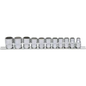 KS Tools 911.0609 Set di Bussole in Cromo-Vanadio - 11 Pezzi - Resistente KS Tools 911.0609 Set di Bussole in Cromo-Vanadio - 11 Pezzi - Resistente