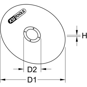 KS Tools 515.5057 angle grinder accessory - High performance cutting discs KS Tools 515.5057 angle grinder accessory - High performance cutting discs