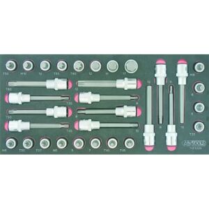 KS TOOLS 713.5009 - Bithouderset - Lasergeënt profiel van gereedschap KS TOOLS 713.5009 - Bithouderset - Lasergeënt profiel van gereedschap
