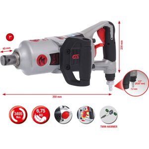 KS Tools 515.3270 Impact Wrench - 3405 Nm, 350mm, Soft Grip KS Tools 515.3270 Impact Wrench - 3405 Nm, 350mm, Soft Grip