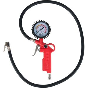 KSTOOLS Tire Pressure Gauge - 0-12 Bar - Ergonomic, Rubber-Coated, Long Hose KSTOOLS Tire Pressure Gauge - 0-12 Bar - Ergonomic, Rubber-Coated, Long Hose