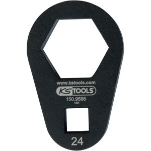 KS Tools Socket Wrench 24mm - Hexagonally Extra Flat 3/8" - Socket Wrench KS Tools Socket Wrench 24mm - Hexagonally Extra Flat 3/8" - Socket Wrench