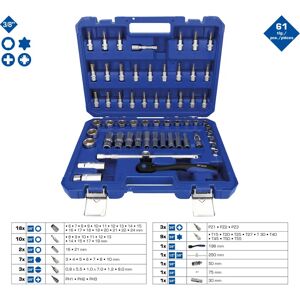Juego de llaves y trinquetes Brilliant Tools BT021061 Juego de llaves y trinquetes Brilliant Tools BT021061