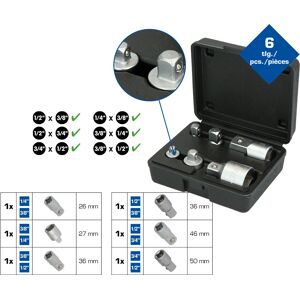 Brilliant Tools BT024006 Wrench Adapter Set - 6 pcs Brilliant Tools BT024006 Wrench Adapter Set - 6 pcs