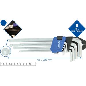 Brilliant Tools BT045019 Zeskantsleutelset - 9-delig Brilliant Tools BT045019 Zeskantsleutelset - 9-delig