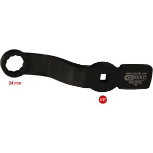 KS Tools slagmoersleutel 24mm - 12-kant, Chroom-vanadium staal KS Tools slagmoersleutel 24mm - 12-kant, Chroom-vanadium staal