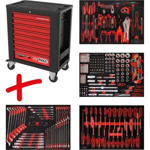 KSTOOLS P15 Chariot à outils - 241 outils, 4 tiroirs - Publicité KSTOOLS P15 Chariot à outils - 241 outils, 4 tiroirs - Publicité