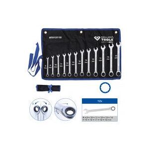 Brilliant Tools BT013112 Kombinationsschlüssel - 8-53mm, 12 Stück, Chrom-Vanadium Brilliant Tools BT013112 Kombinationsschlüssel - 8-53mm, 12 Stück, Chrom-Vanadium
