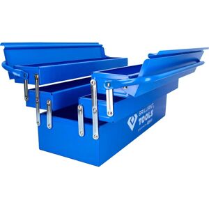 Maletín de herramientas Brilliant Tools BT150800 - Metálico, plegable, 5 compartimentos Maletín de herramientas Brilliant Tools BT150800 - Metálico, plegable, 5 compartimentos
