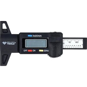 BRILLIANT TOOLS Digitale dieptemeter 0-25 mm BRILLIANT TOOLS Digitale dieptemeter 0-25 mm