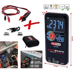 KS Tools 150.1765 Digital Multimeter - Resistance, Voltage, Capacitance KS Tools 150.1765 Digital Multimeter - Resistance, Voltage, Capacitance