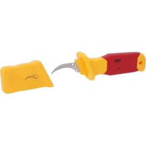 KS Tools Mehrzweckmesser - Kabelmesser mit Schutzisolierung und Hakenklinge KS Tools Mehrzweckmesser - Kabelmesser mit Schutzisolierung und Hakenklinge