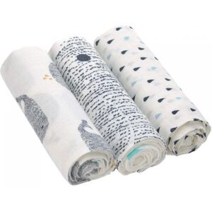 Lässig Baby Blanket - 80x80cm Soft Bamboo Cotton Set Lässig Baby Blanket - 80x80cm Soft Bamboo Cotton Set