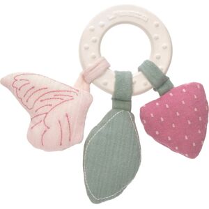 Lässig Garden explorer Papillon Organic Cotton Natural Rubber Baby Teething Ring Lässig Garden explorer Papillon Organic Cotton Natural Rubber Baby Teething Ring