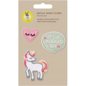 LÄSSIG Woven Unicorn Textilsticker - Textilsticker LÄSSIG Woven Unicorn Textilsticker - Textilsticker