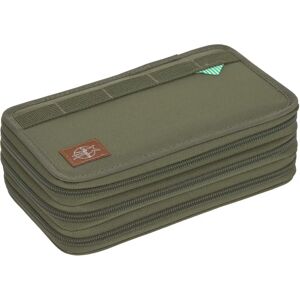Lässig Unique Olive Pencil Case - 3 Compartments - Recycled Polyester Lässig Unique Olive Pencil Case - 3 Compartments - Recycled Polyester
