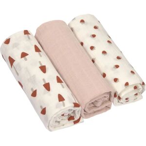 Lässig Paños de Algodón 3 Unidades - Little Forest Rosa Polvo - Mulltuch Lässig Paños de Algodón 3 Unidades - Little Forest Rosa Polvo - Mulltuch