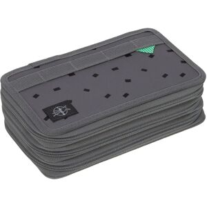 Lässig Triple Pencil Case Recycled Polyester Grey - Pencil Case Lässig Triple Pencil Case Recycled Polyester Grey - Pencil Case