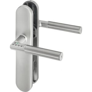 Assa Abloy effeff 492L08 - Poignée de porte sans clé - Intérieur - Publicité Assa Abloy effeff 492L08 - Poignée de porte sans clé - Intérieur - Publicité