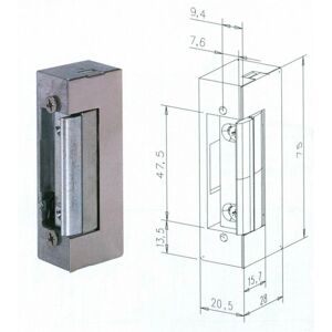 Effeff Cerradura eléctrica - Modelo SPE71E - Reversible, 24V, 3500N Effeff Cerradura eléctrica - Modelo SPE71E - Reversible, 24V, 3500N