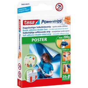 Étiquette de Montage TESA Powerstrips - Retirable, Supporte 200g Étiquette de Montage TESA Powerstrips - Retirable, Supporte 200g