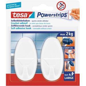 Tesa 58013-00049 White Powerstrips Towel Hook - Towel Hook Tesa 58013-00049 White Powerstrips Towel Hook - Towel Hook