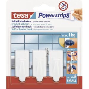 Tesa Powerstrips Crochet adhésif SMALL - White - 3 pcs - Hooks Tesa Powerstrips Crochet adhésif SMALL - White - 3 pcs - Hooks