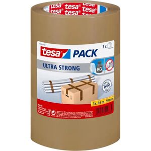 Tesa Ultra Strong Packaging Tape - 3 Rolls - Heavy Duty PVC Tesa Ultra Strong Packaging Tape - 3 Rolls - Heavy Duty PVC