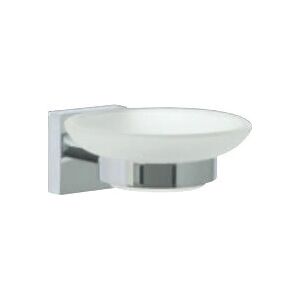 TESA 40240-00000-00 Soap Dish - Stainless Steel & White - Bathroom Accessory TESA 40240-00000-00 Soap Dish - Stainless Steel & White - Bathroom Accessory