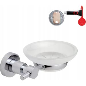 tesa Seifenspender Satiniertes Chrom - Wandmontage, Ohne Bohren - Elegantes Badezimmerzubehör tesa Seifenspender Satiniertes Chrom - Wandmontage, Ohne Bohren - Elegantes Badezimmerzubehör