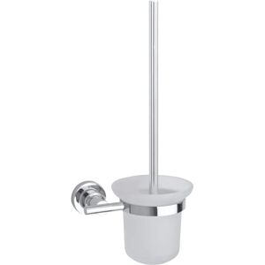 Tesa LUUP Toilet Brush Set - Modern, Chrome, No Drill Mount Tesa LUUP Toilet Brush Set - Modern, Chrome, No Drill Mount
