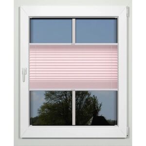 INDEKO Maßgefertigtes Rosé Doppel-Seiten Plissee - Sonnenschutz INDEKO Maßgefertigtes Rosé Doppel-Seiten Plissee - Sonnenschutz
