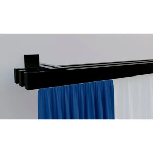 Indeko Bern Gardinenstange - 3-läufig, schwarz, 430cm Indeko Bern Gardinenstange - 3-läufig, schwarz, 430cm