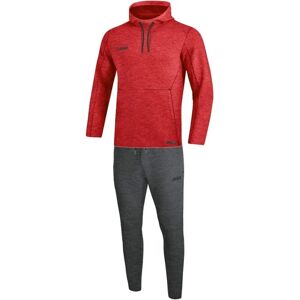 Jako Hooded Leisure Suit Premium Woman - Rood - Joggingpak - Women Jako Hooded Leisure Suit Premium Woman - Rood - Joggingpak - Women