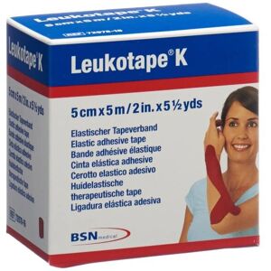 BSN MEDICAL Leukotape K Elastic Adhesive Bandage - Soft Tissue Support BSN MEDICAL Leukotape K Elastic Adhesive Bandage - Soft Tissue Support
