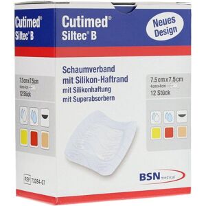 BSN medical GmbH Cutimed Siltec B Schaumverb. 7,5x7,5 cm - Verband BSN medical GmbH Cutimed Siltec B Schaumverb. 7,5x7,5 cm - Verband