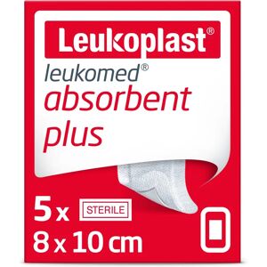 Leukoplast Leukomed Adsorbent Plus - Vendaje Médico 8x10cm - 5 Unidades Leukoplast Leukomed Adsorbent Plus - Vendaje Médico 8x10cm - 5 Unidades