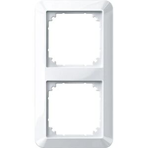 Merten 389219 Cadre Double Brillant Blanc Polar - Interrupteur - Publicité Merten 389219 Cadre Double Brillant Blanc Polar - Interrupteur - Publicité