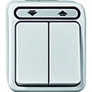 Interrupteur AQUASTAR Merten IP44 pour environnements humides - Blanc - Publicité Interrupteur AQUASTAR Merten IP44 pour environnements humides - Blanc - Publicité
