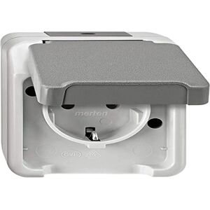 Merten MEG2300-8029 Enchufe IP44 Color Gris Claro Merten MEG2300-8029 Enchufe IP44 Color Gris Claro