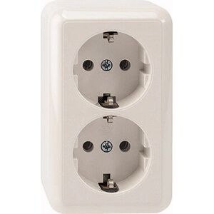 Merten MEG2421-8719 White Double Socket - Socket-outlet Merten MEG2421-8719 White Double Socket - Socket-outlet