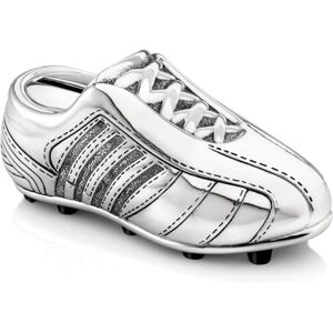Zilverstad Silber Fußballschuh Spardose - Münzschlitz, Schraubverschluss Zilverstad Silber Fußballschuh Spardose - Münzschlitz, Schraubverschluss