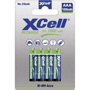 Batterie domestique XCell 117313 - Rechargeable NiMH AAA - Pack de 4 Batterie domestique XCell 117313 - Rechargeable NiMH AAA - Pack de 4