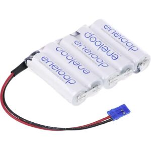 Panasonic eneloop F1x5 Batteripakke - 5 Celler, NiMH 6V 1900mAh Panasonic eneloop F1x5 Batteripakke - 5 Celler, NiMH 6V 1900mAh