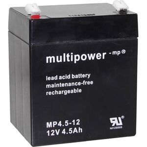 multipower PB-12-4,5-4,8 Bleiakku - Wartungsfrei, Langlebig multipower PB-12-4,5-4,8 Bleiakku - Wartungsfrei, Langlebig