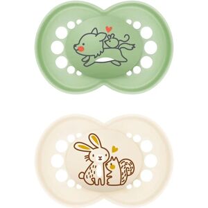 Sucette en latex naturel MAM Loup/Lapin - 6 pièces Sucette en latex naturel MAM Loup/Lapin - 6 pièces