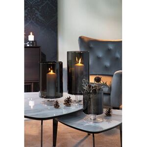 FINK VIANA Vase - Grau, 34cm, Glas, Vielseitig FINK VIANA Vase - Grau, 34cm, Glas, Vielseitig