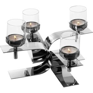 FINK PASSIONA Kerzenhalter - Silber, 42cm - Candle Holder FINK PASSIONA Kerzenhalter - Silber, 42cm - Candle Holder